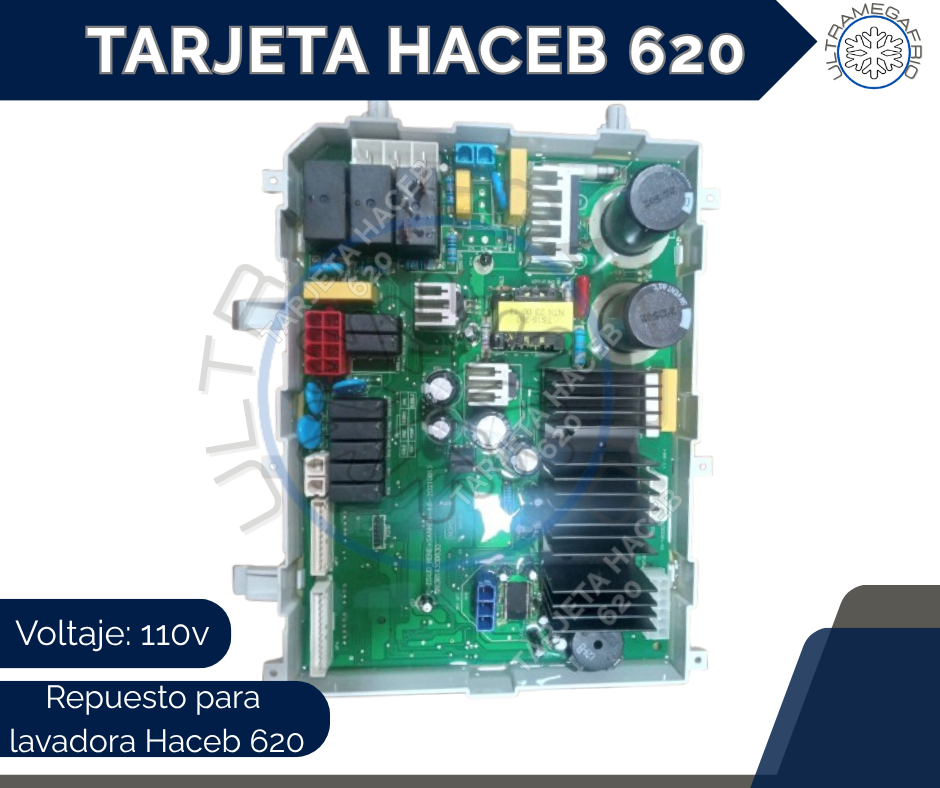 Tarjeta lavadora haceb 620